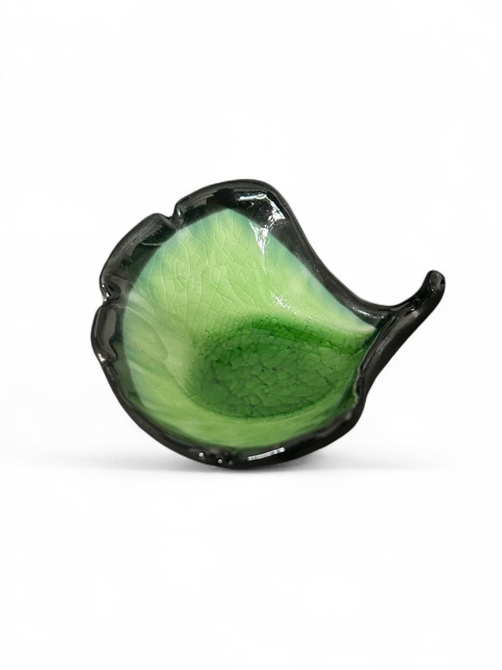 Green Gingko Leaf Dish